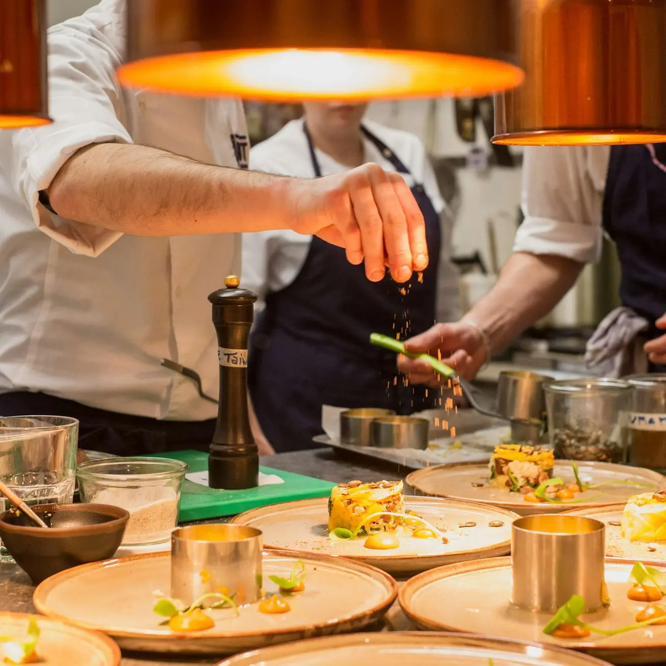 chef preparing foods