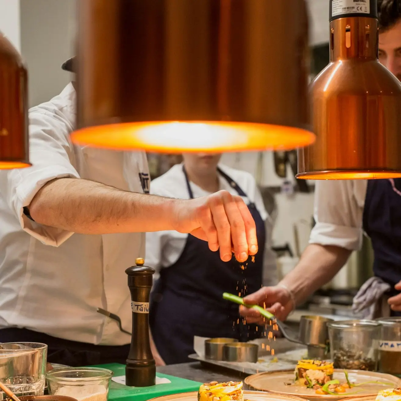 chef preparing foods